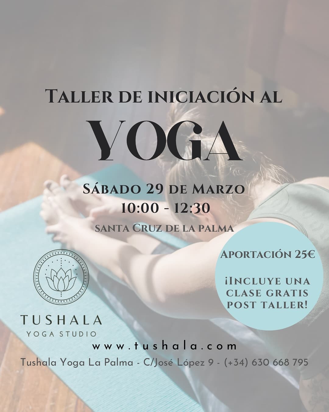Taller de iniciación al Yoga