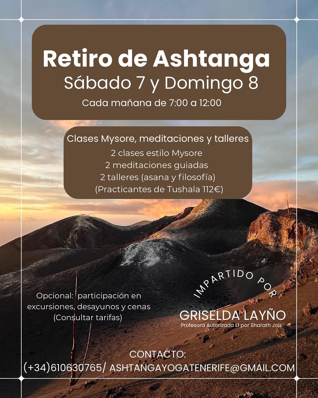 🧘 Retiro de Ashtanga 🧘♀️
